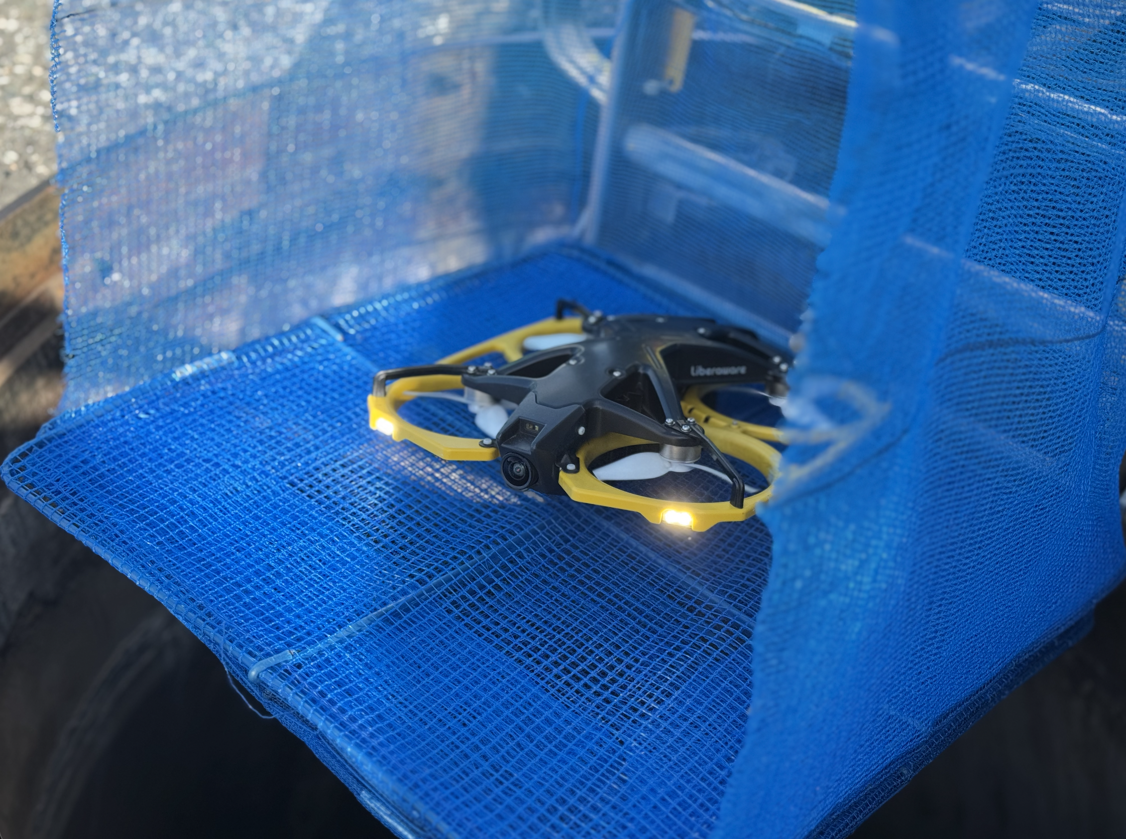 模擬管渠での訓練